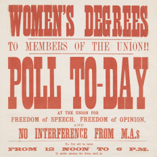 Image of Women’s Degrees, 1897